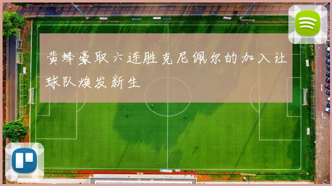 黄蜂豪取六连胜克尼佩尔的加入让球队焕发新生